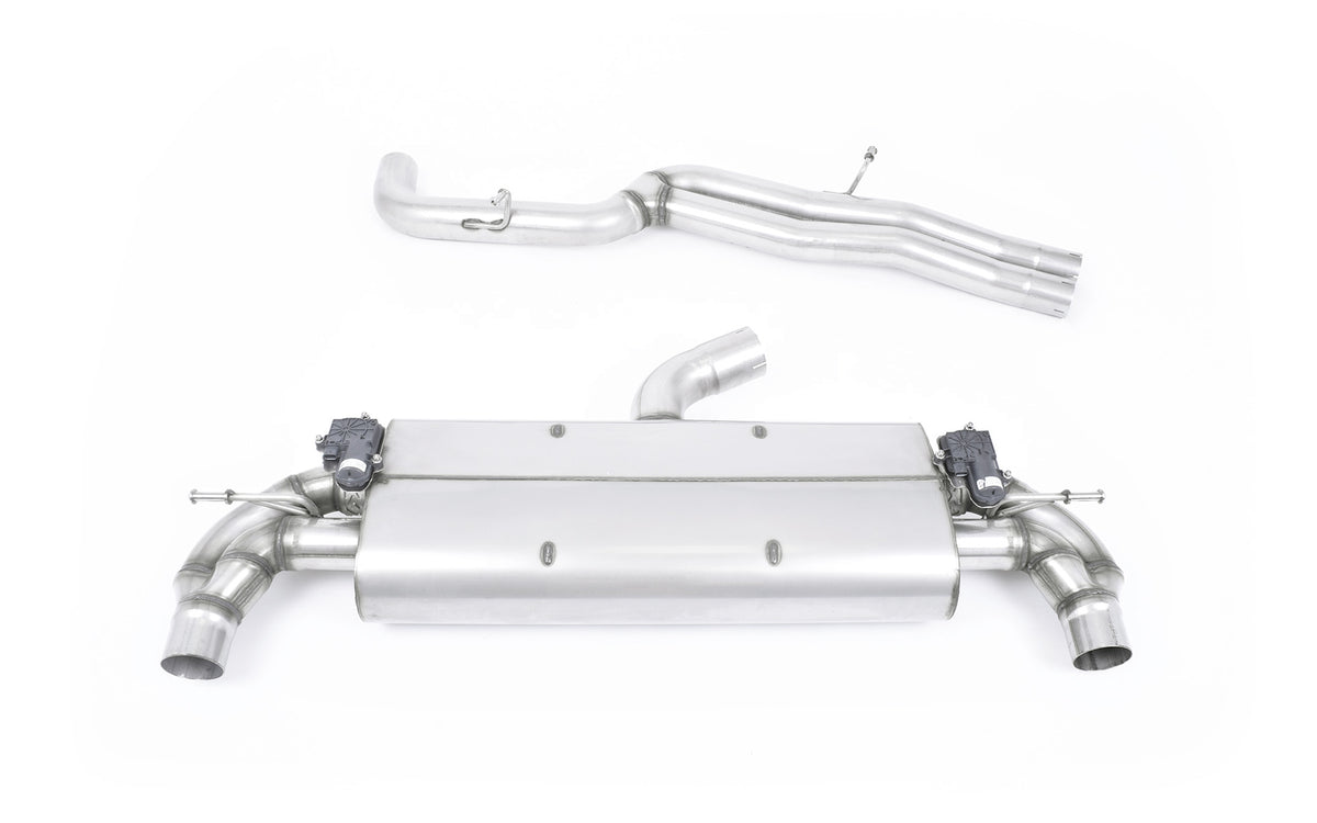 Scarico cat-back Milltek Non-resonated con finalini ovali lucidi per Audi TT RS 8S 2.5 TFSI quattro 400cv (2016+)