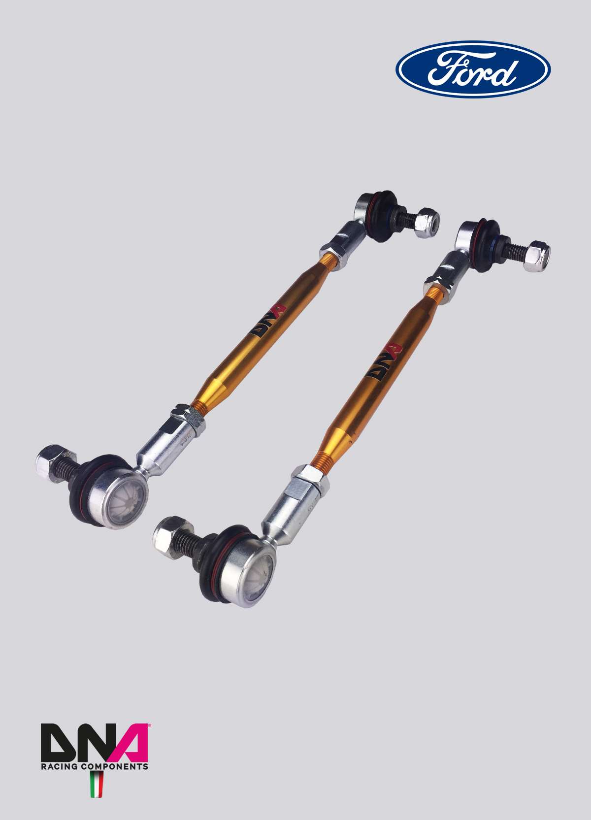Kit Tiranti Barra Antirollio Anteriore Regolabili DNA Racing per VW Polo VI