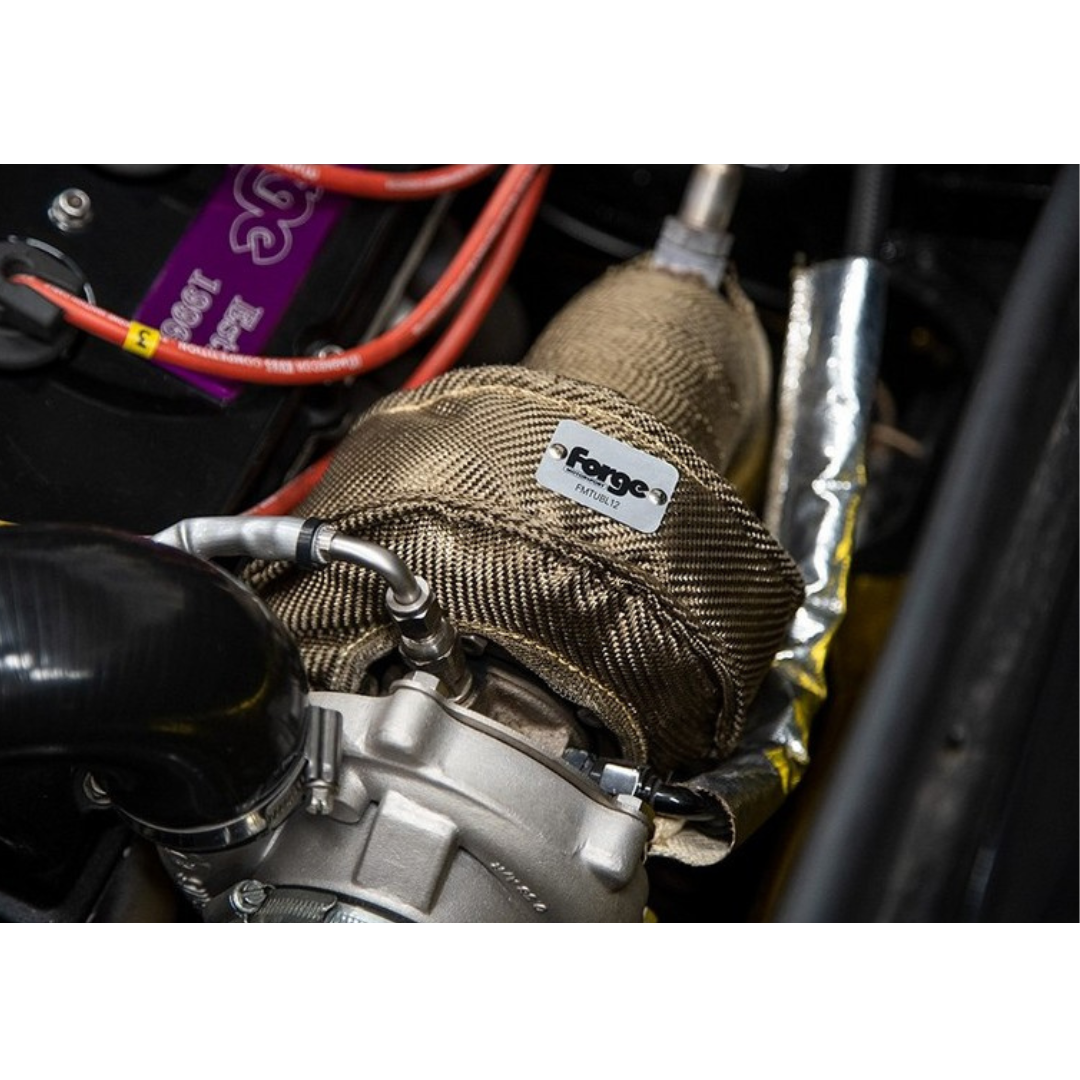 Protezione/coperta termica turbo Garrett T25, T28, GT2254R, GT2560R, GT2871R, GT286ORS, GTX25/28 e TD04 14T, T25G, VF34, VF35, IGI VQ22 - Forge Motorsport FMTUBL12