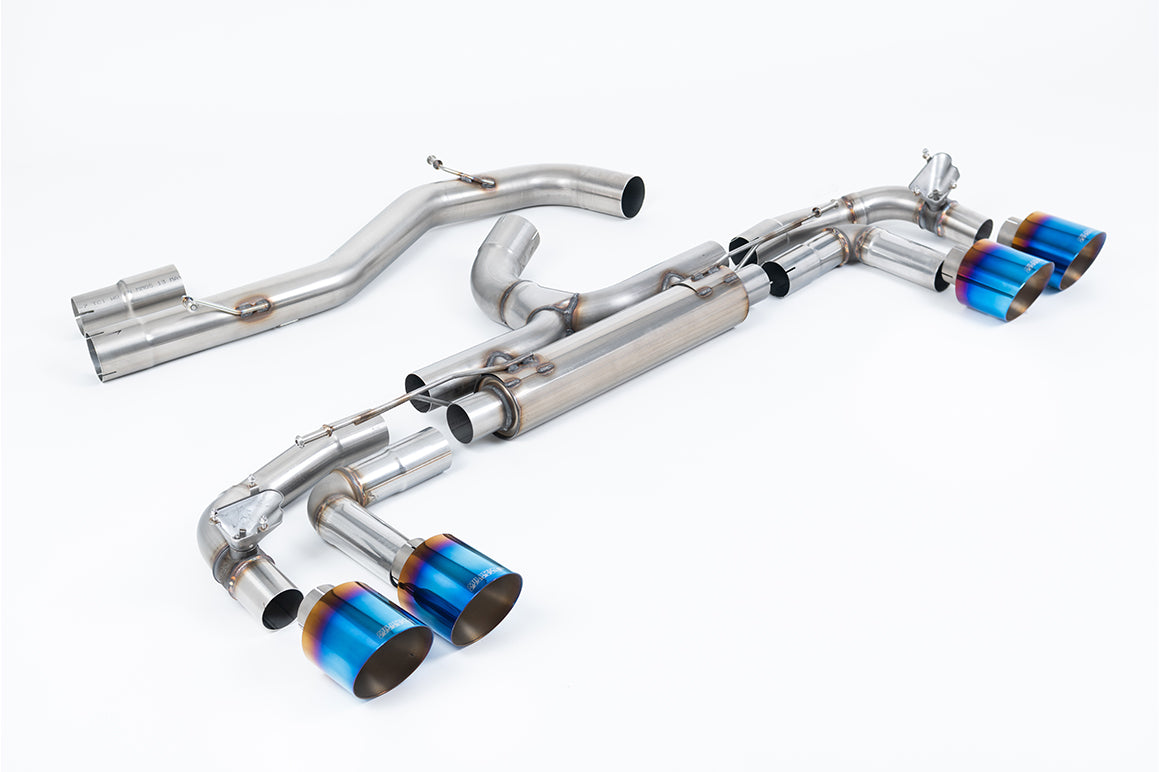 Scarico GPF-back Milltek Race Non-resonated con finalini GT-115 in titanio bruciato per Audi S3 8Y Sportback 2.0 TFSI 31
