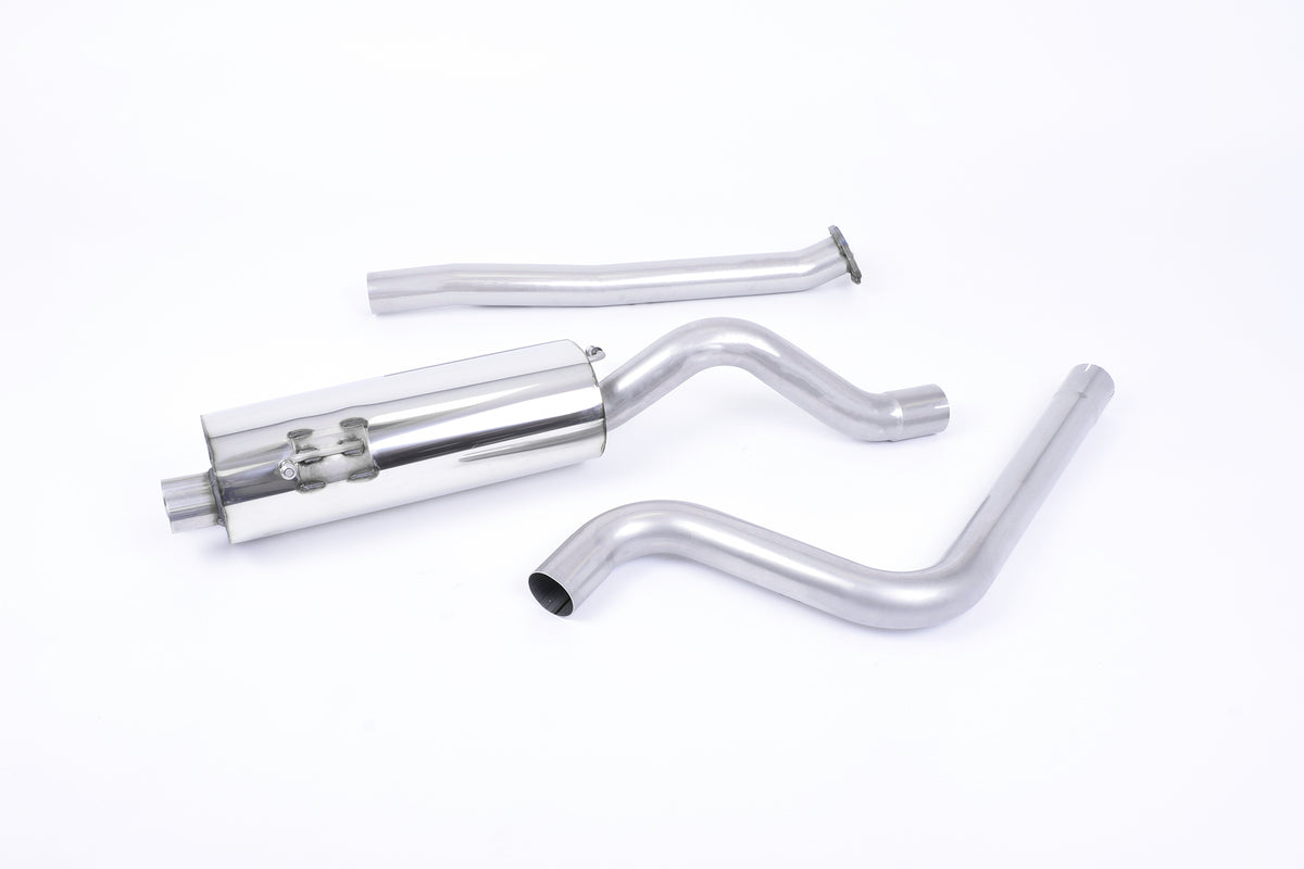 Scarico cat-back Milltek Race Non-resonated con finalini GT-80 in titanio bruciato per Ford Fiesta ST Mk7 1.6 EcoBoost 1
