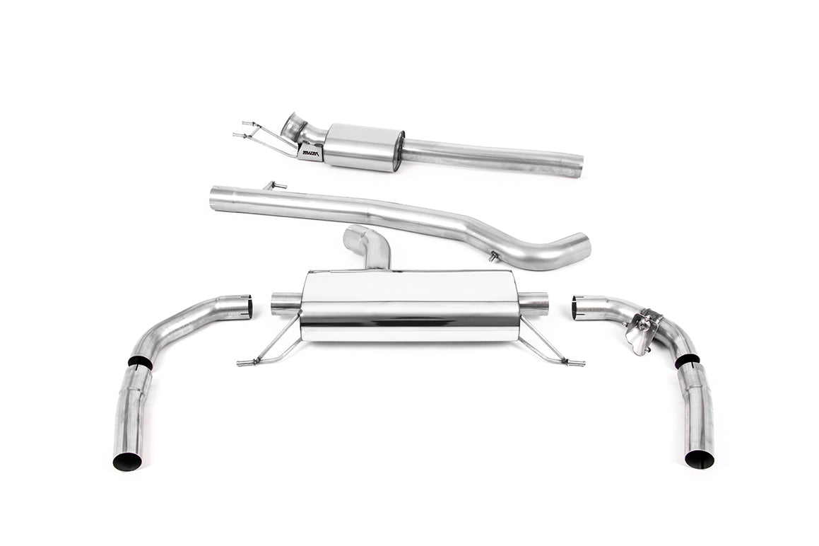 Scarico GPF-back Milltek Resonated omologato senza finalini (usa gli originali) per Mercedes-AMG CLA 45 e CLA 45 S C118