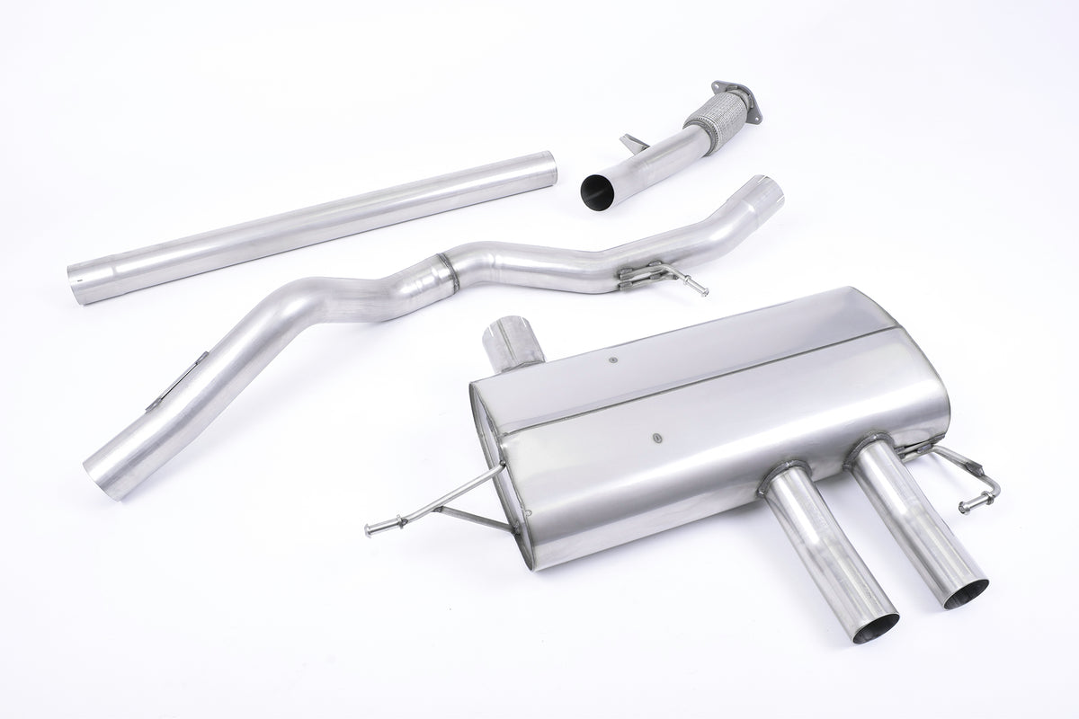 Scarico cat-back Milltek Non-resonated senza finalini (usa gli originali) per Renault Megane 4 RS 280 (senza GPF, dal 20