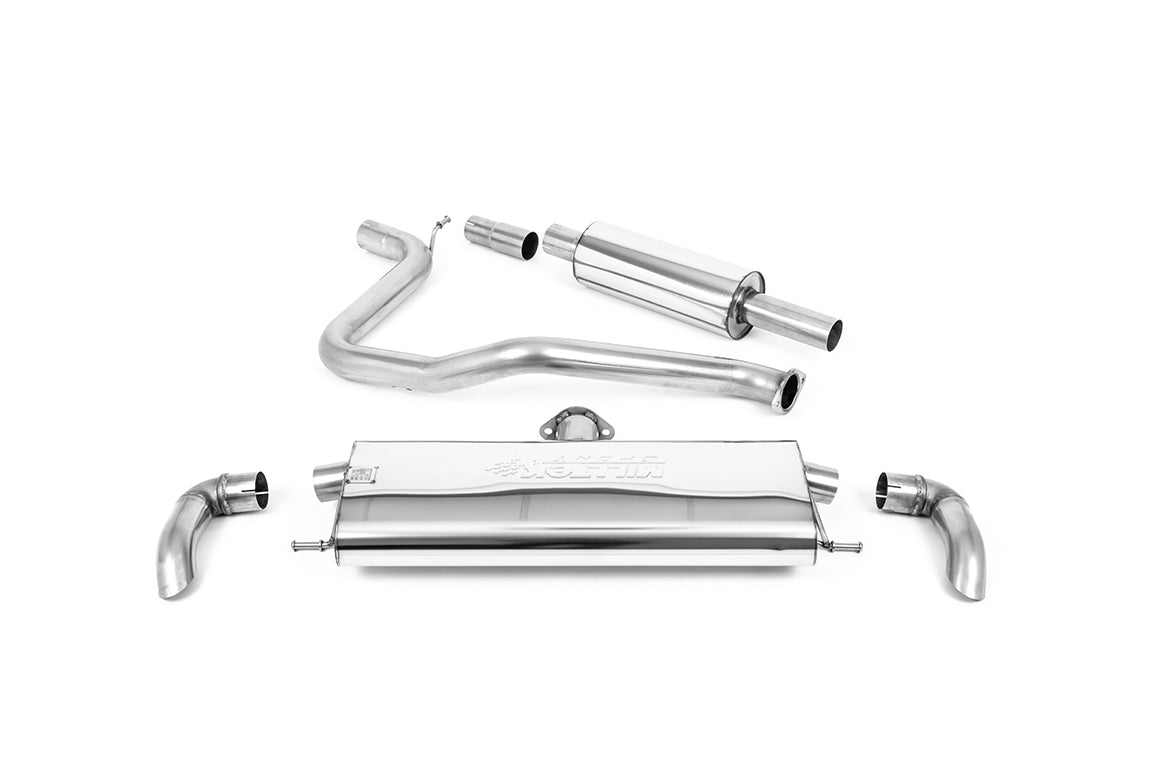 Scarico GPF-back Milltek Resonated omologato con uscite rivolte verso il basso per Seat Leon KL FR 1.5 eTSI 5 porte (con