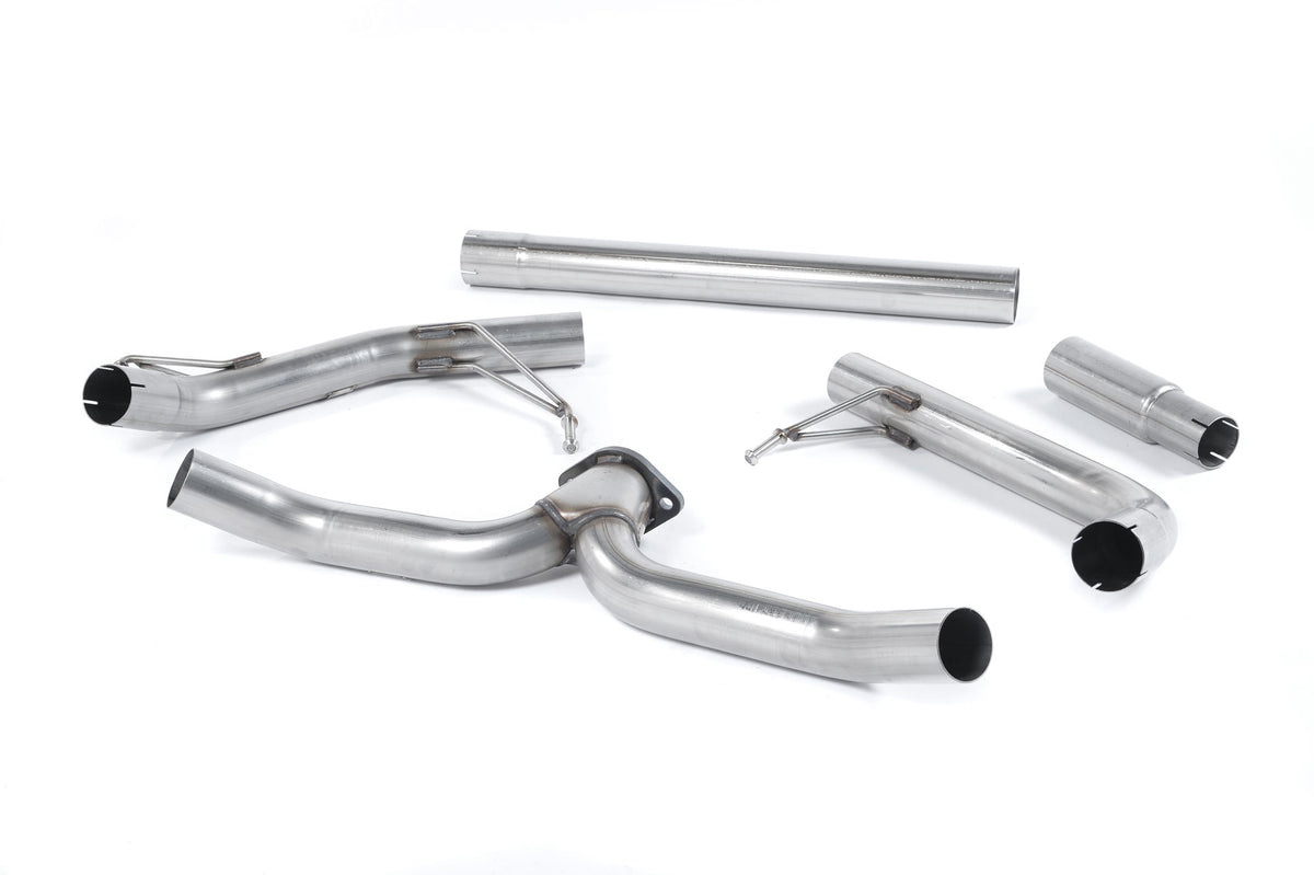 Scarico cat-back Milltek Non-resonated per Skoda Octavia RS 5E 2.0 TDI 184cv berlina e wagon (2013-2019) - SSXSK022