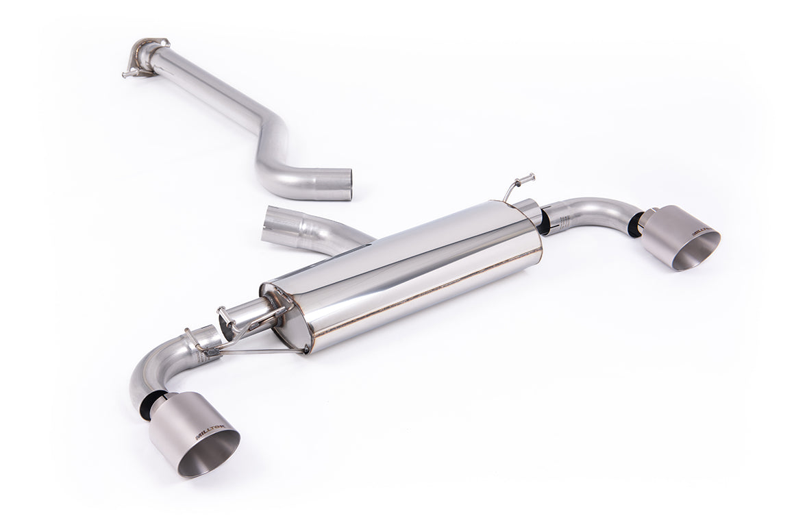 Scarico GPF-back Milltek Non-resonated con finalini GT-115 in titanio per Toyota GR Yaris Gen 2 1.6T (dal 2024) - SSXTY2
