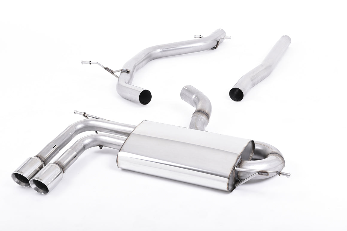 Scarico DPF-back Milltek con finalini GT-80 lucidi per VW Golf 6 GTD, Scirocco 2.0 TDI 170cv e Audi A3 8P 2.0 TDI 170cv