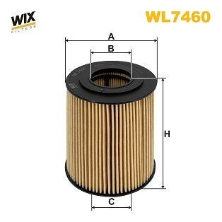 Filtro olio WIX - WL7460