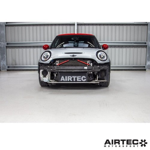 Intercooler frontale maggiorato AIRTEC completo di tubazioni per Mini Cooper S F56 JCW - ATINTMINI07
