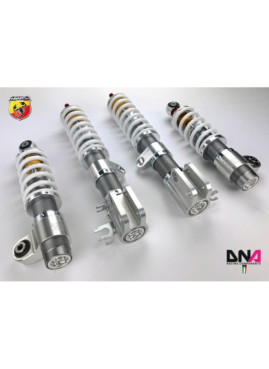 Kit di ammortizzatori a ghiera regolabile WRS Abarth 500/595/695 - DNA Racing PC1904