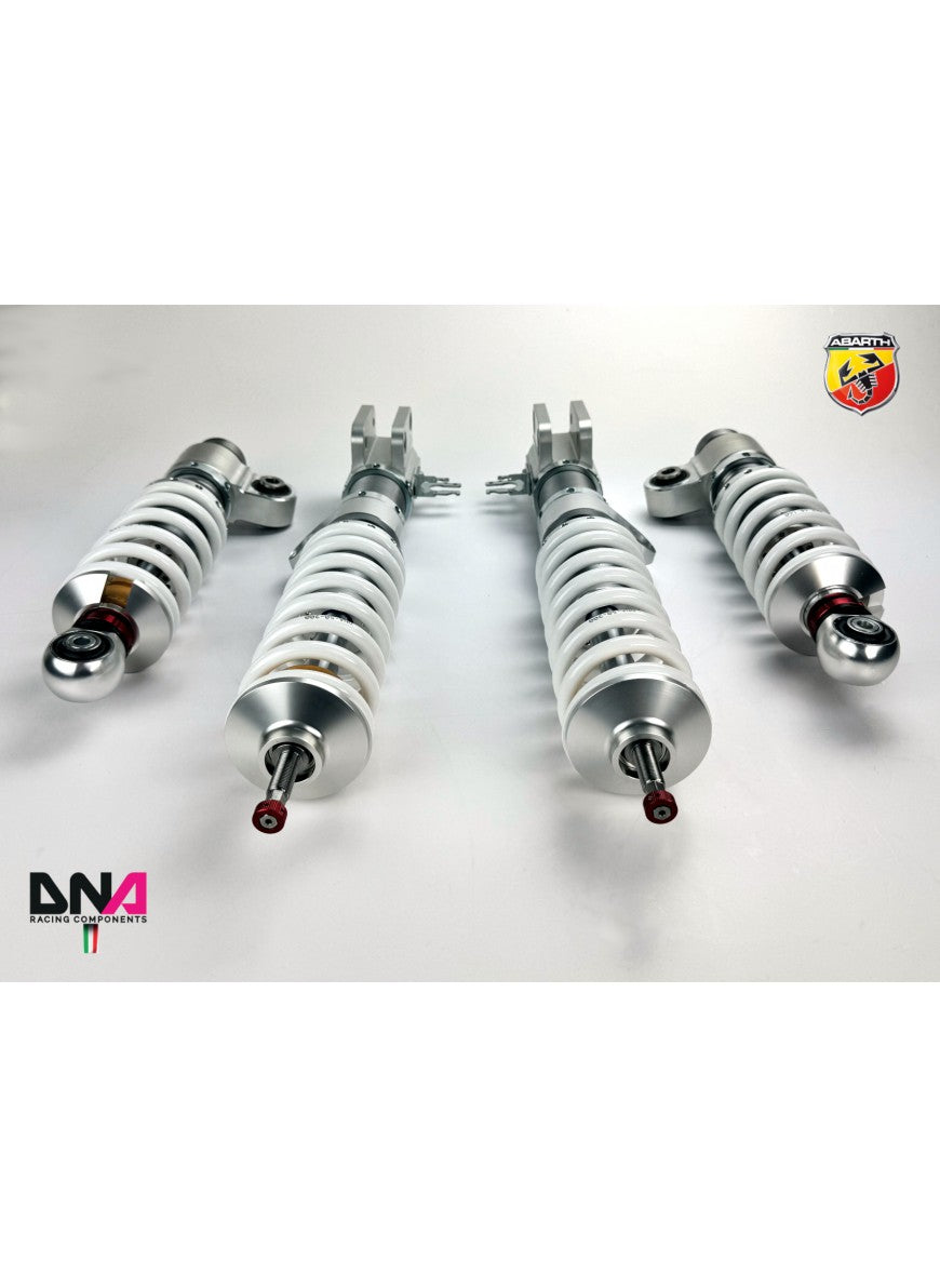 Kit di ammortizzatori a ghiera regolabile WRS Abarth 500/595/695 - DNA Racing PC1904