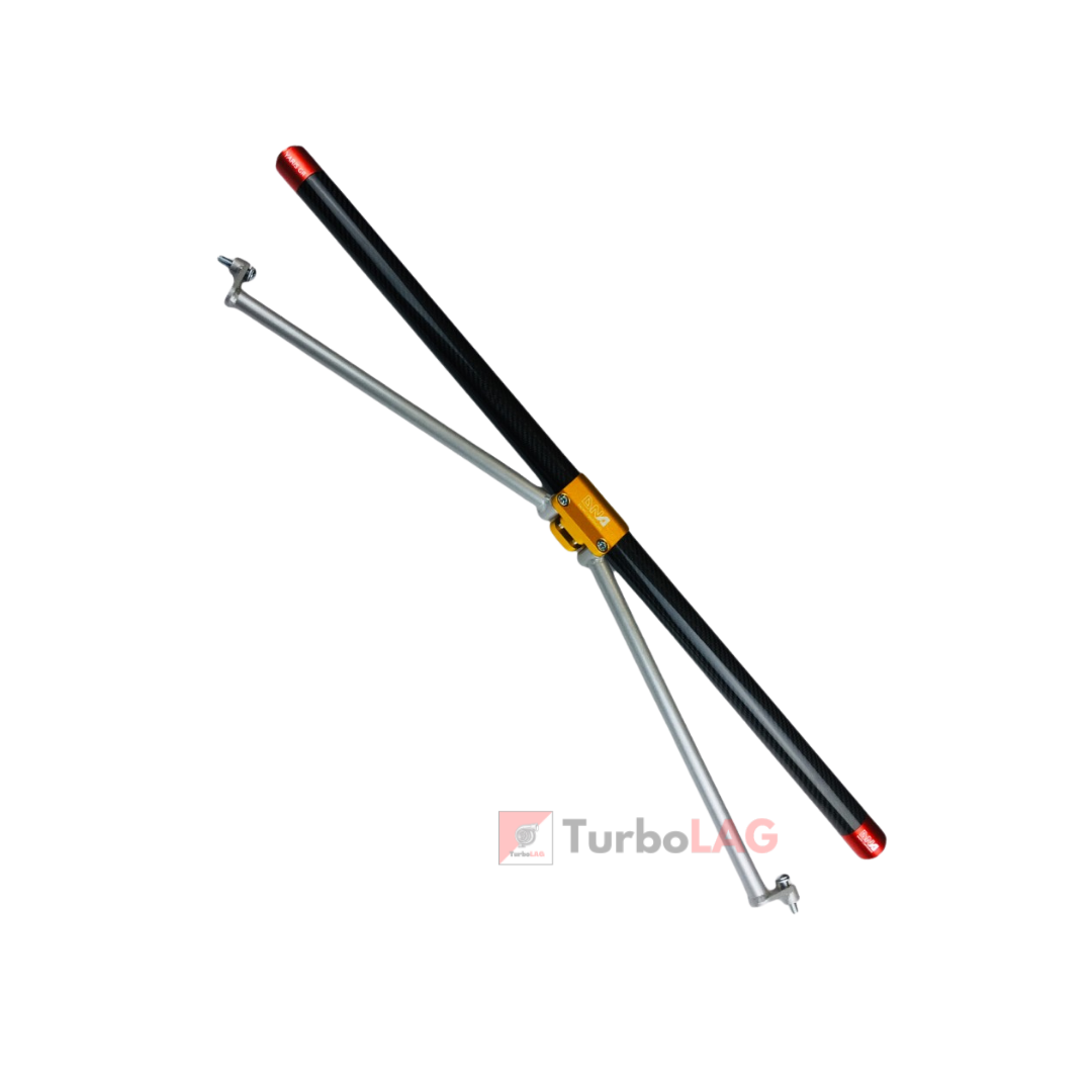 Kit barra duomi posteriore in vero carbonio con tiranti DNA Racing - Yaris GR - PC1697