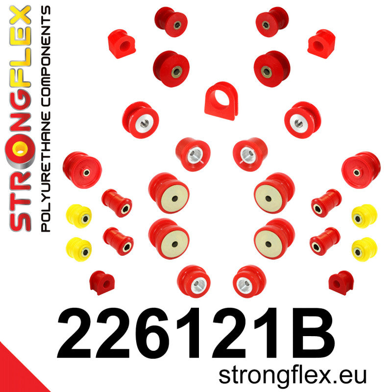Strongflex boccole in poliuretano 226121B (Full suspension bush kit) - Audi TT MK1 8N quattro