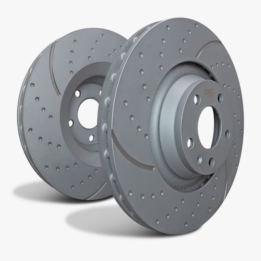 Dischi baffati e puntati EBC GD - Fiesta ST MK7 MK8