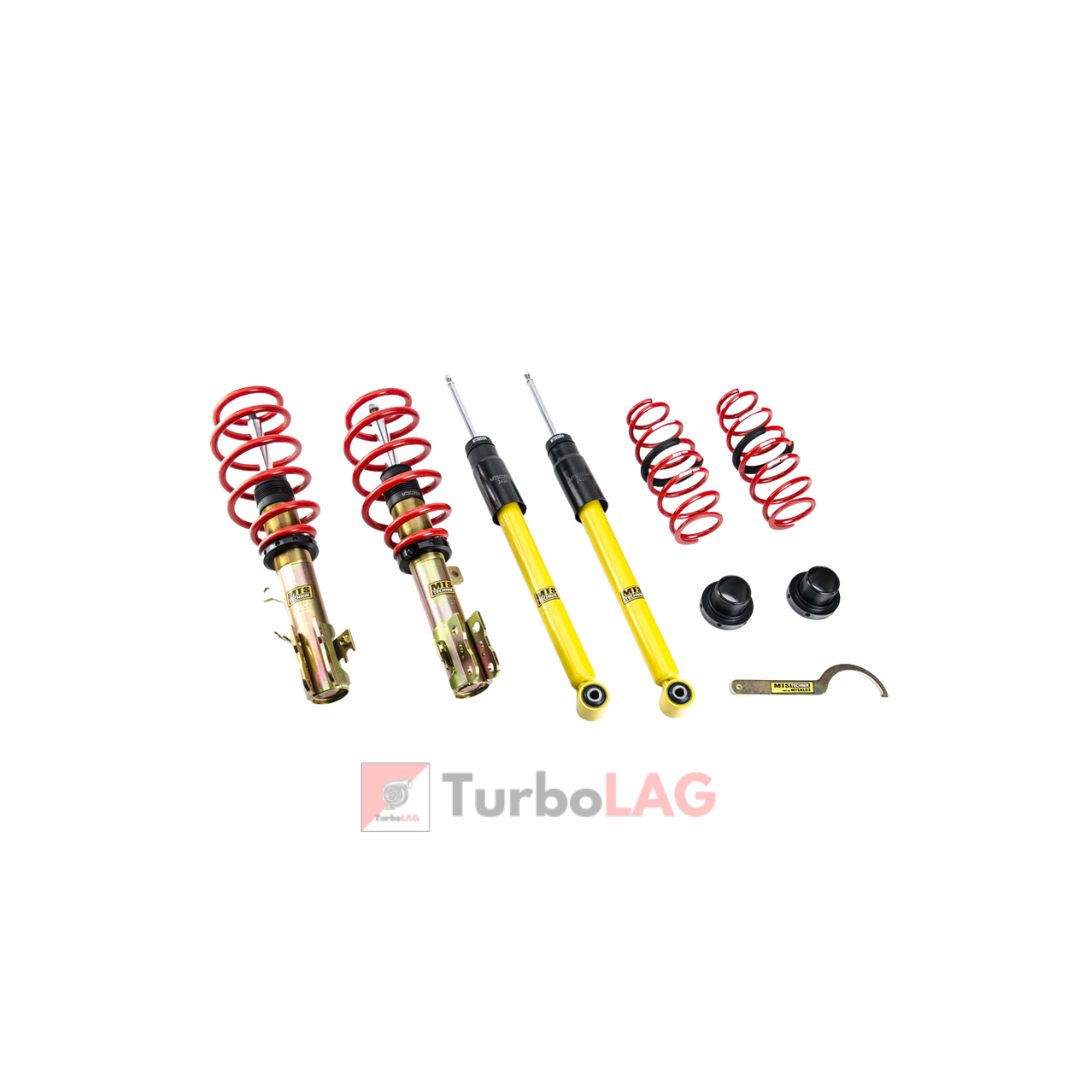 Kit assetto coilover regolabile MTS Technik STREET per Ford Fiesta VII (HJ/HF) 1.0 EcoBoost / 1.0 EcoBoost mHEV Active / 1.1 TI-VCT / 1.5 ST Ecoboost / 1.5 TDCi 05/17 - - MTSGWFO23