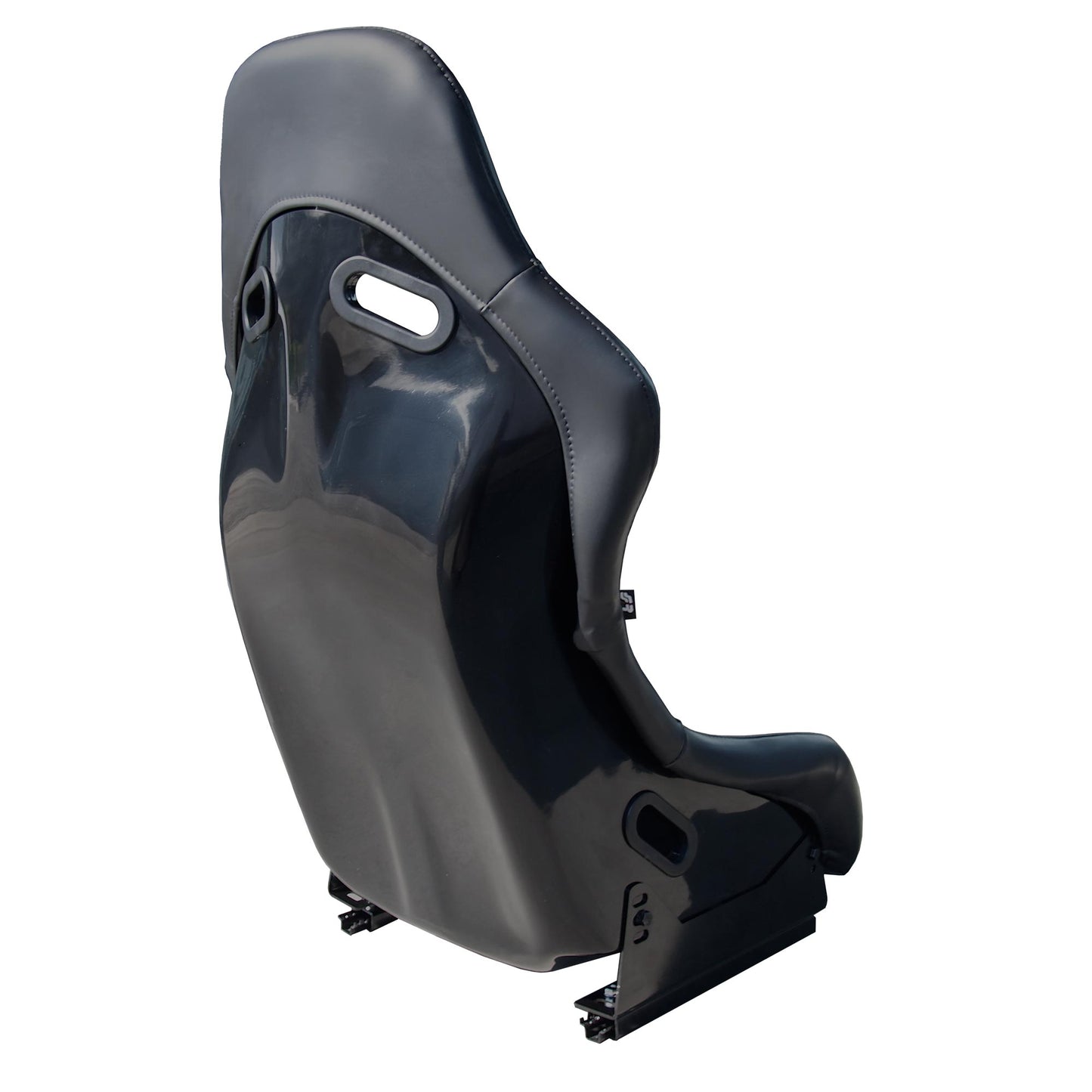 Sedile Ayrton – Monoscocca in Pelle Soft Touch e Velluto | Guscio in Vetroresina con Slitte Universali - Simoni Racing