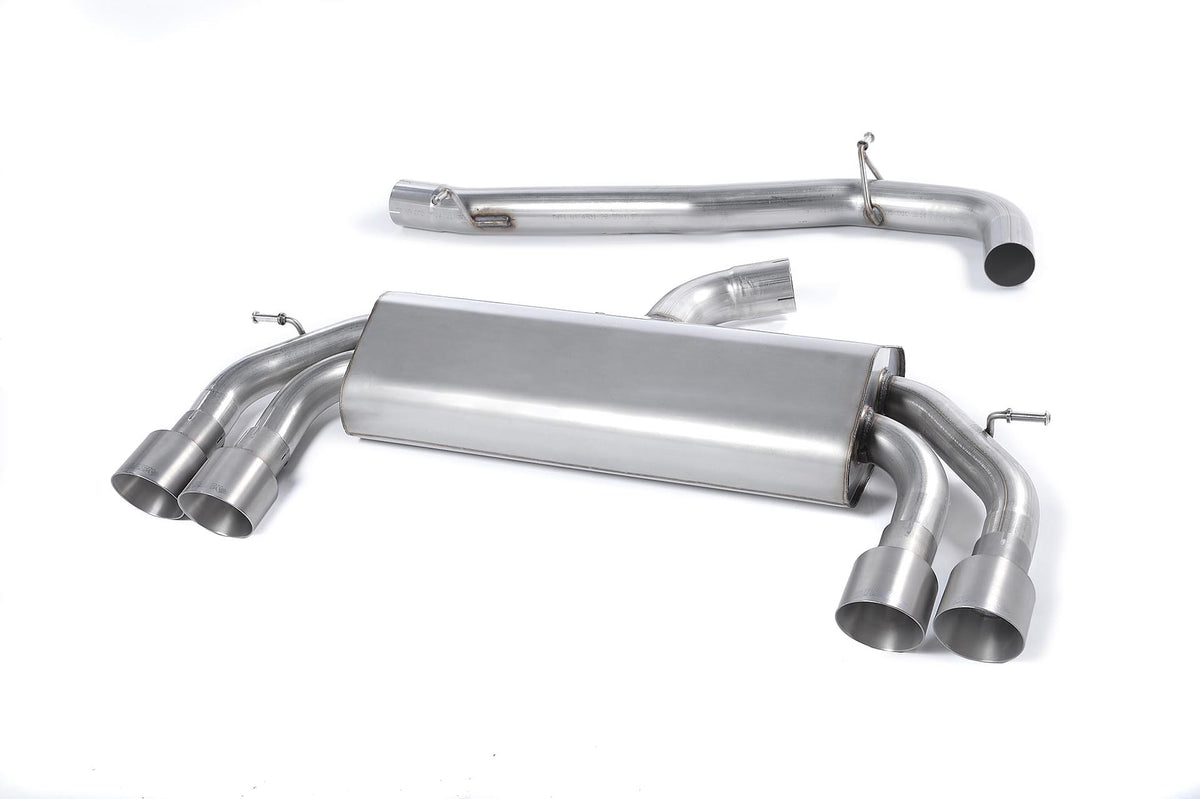 Scarico cat-back Milltek Race Non-resonated senza valvole con finalini GT-100 in titanio per Audi S3 8V / 8V.2 3 porte 2