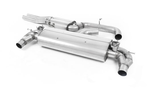 Scarico cat-back Milltek Resonated omologato con finalini ovali neri Cerakote per Audi RS3 8V Sportback 400cv (restyling