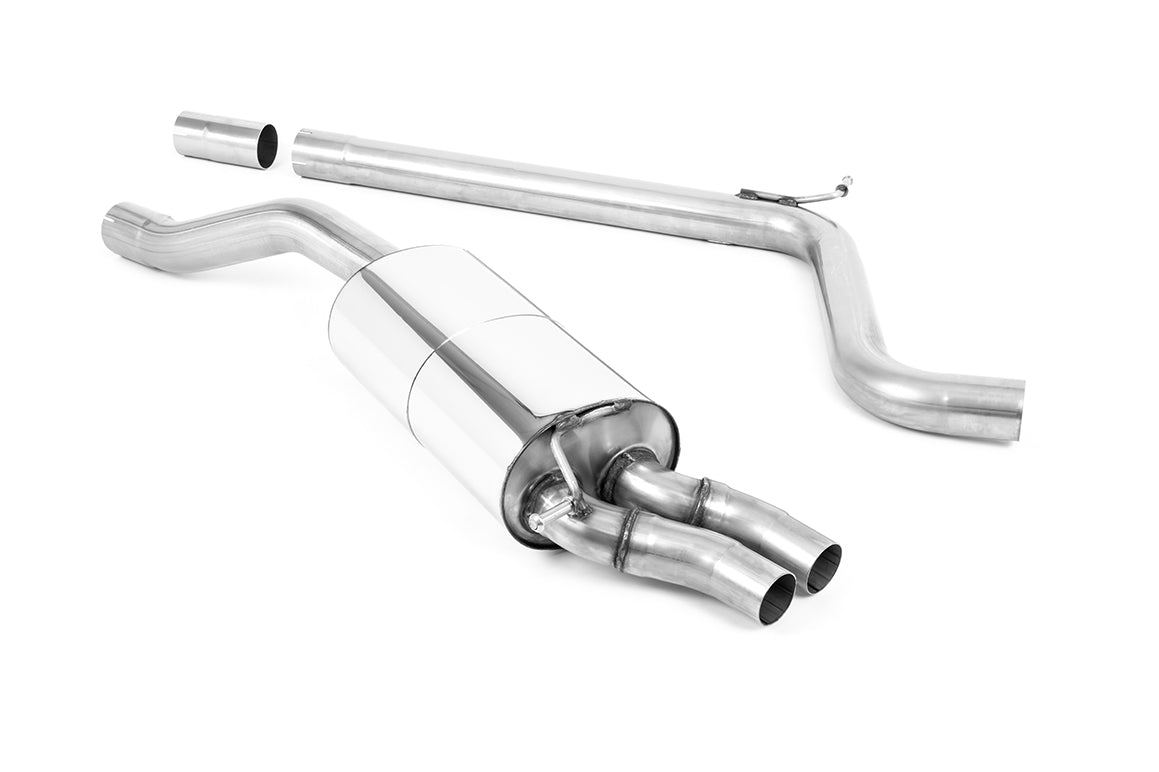 Scarico GPF-back Milltek omologato con finalini GT-76 lucidi per Audi A1 GB 40 TFSI 2.0 5 porte (con GPF, dal 2019) - SS