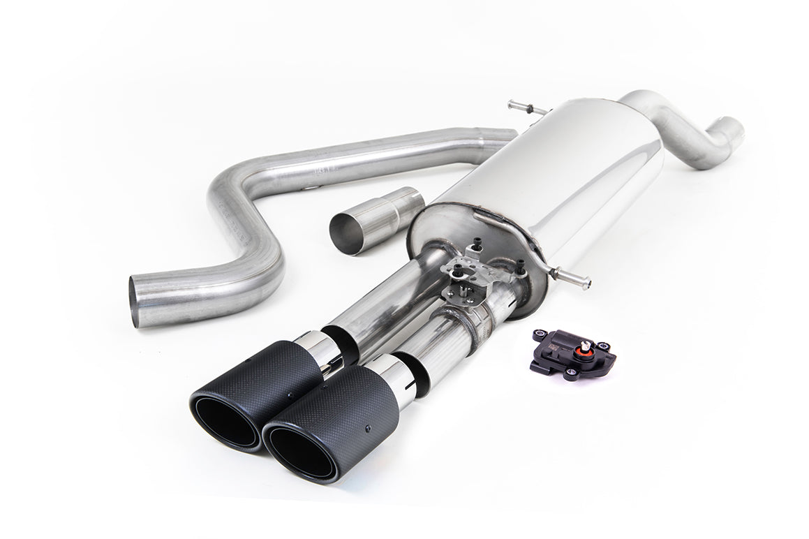 Scarico GPF-back Milltek omologato con finalini Jet-90 in carbonio per Ford Fiesta ST Mk8 1.5 EcoBoost 200cv (da settemb