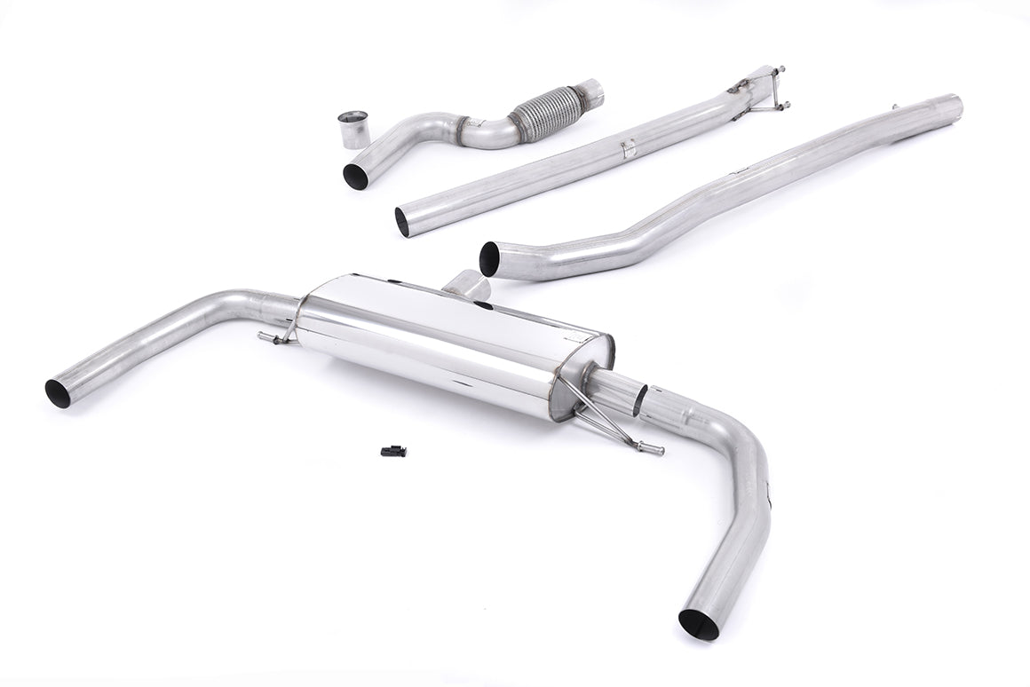 Scarico cat-back Milltek Non-resonated senza valvole e senza finalini (usa gli originali) per Mercedes-AMG CLA 45 C117 2
