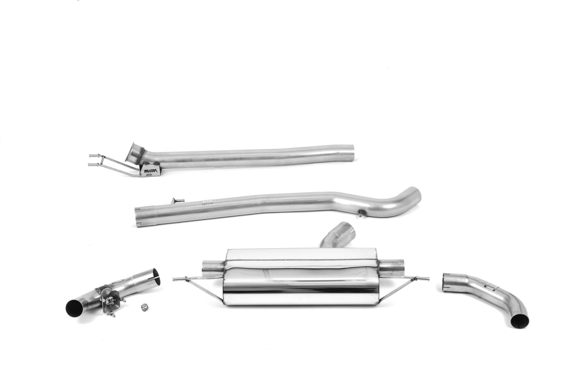 Scarico GPF-back Milltek Non-resonated senza finalini (usa gli originali) per Mercedes-AMG A 45 e A 45 S W177 hatchback 