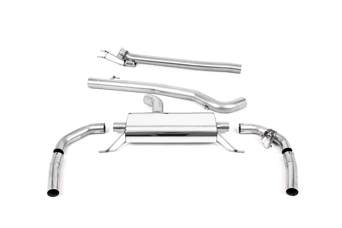 Scarico GPF-back Milltek Non-resonated senza finalini (usa gli originali) per Mercedes-AMG CLA 45 e CLA 45 S C118 coupé 