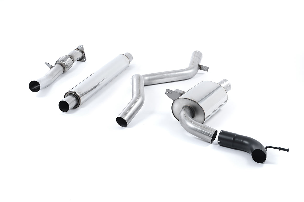 Scarico cat-back Milltek Resonated omologato senza finalino (usa quello originale) per Renault Megane 3 RS incluse Cup, 
