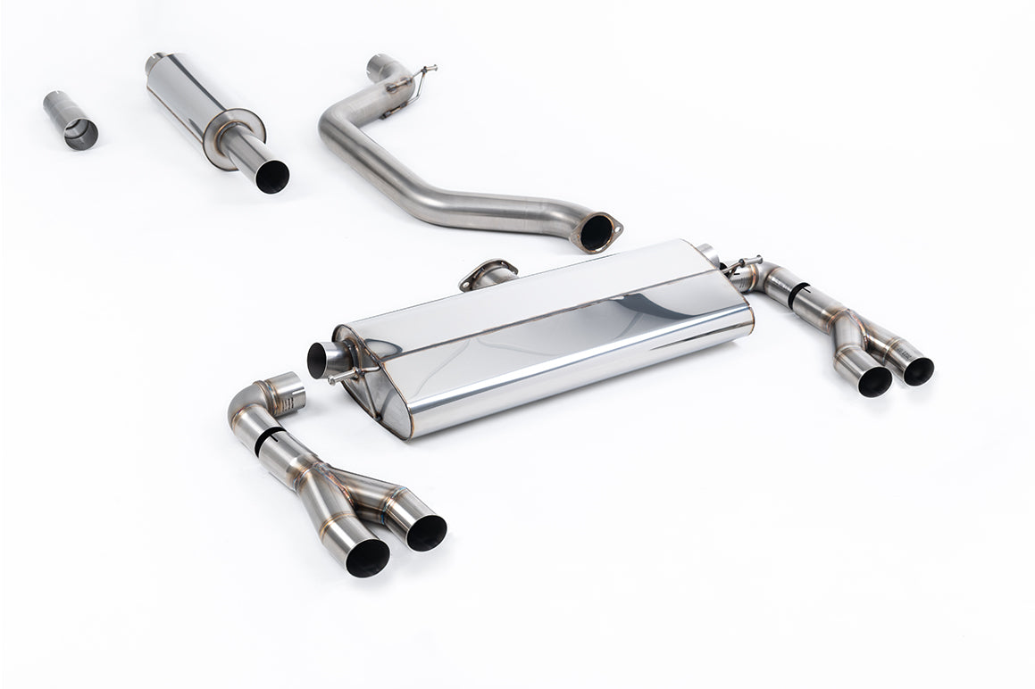 Scarico GPF-back Milltek Resonated omologato senza finalini (usa gli originali) per Cupra Leon KL 2.0 TSI 300cv 5 porte 