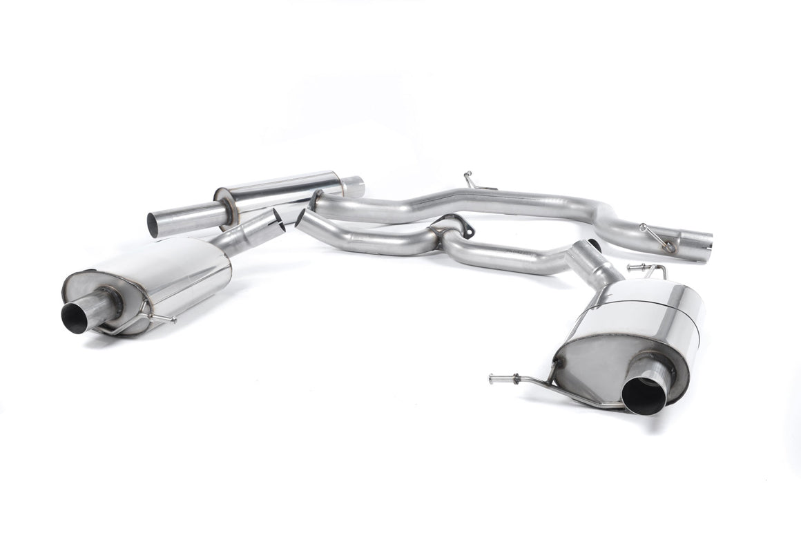 Scarico cat-back Milltek Road+ senza finalini (usa gli originali) per Skoda Octavia RS 5E 2.0 TSI 220/230/245cv berlina 