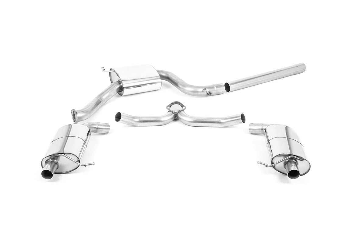 Scarico cat-back Milltek Resonated omologato senza finalini (usa gli originali) per Skoda Octavia RS 5E 2.0 TSI 245cv re