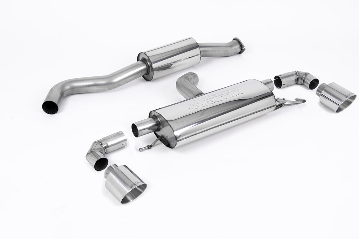 Scarico GPF-back Milltek Resonated omologato con finalini GT-115 lucidi per Toyota GR Yaris Gen 1 1.6T (2020-2024) - SSX