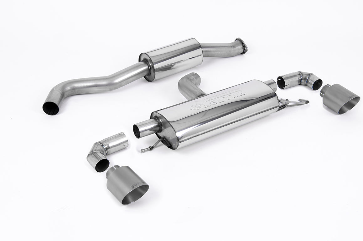 Scarico GPF-back Milltek Resonated omologato con finalini GT-115 in titanio per Toyota GR Yaris Gen 1 1.6T (2020-2024) -