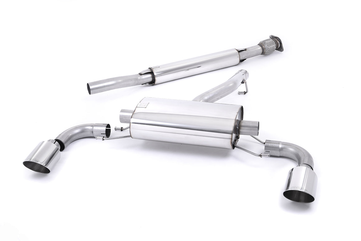 Scarico cat-back Milltek Resonated omologato con finalini GT-115 lucidi per Toyota GR86 2.4 (dal 2022) - SSXTY171