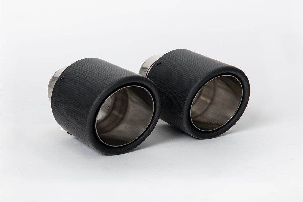 Scarico cat-back Milltek Non-resonated con finalini Jet-115 in carbonio per Toyota GR86 2.4 (dal 2022) - SSXTY179