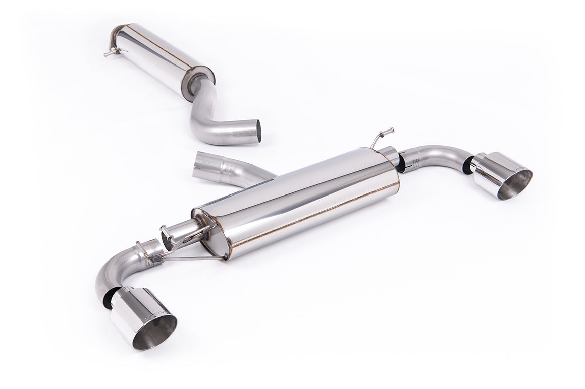 Scarico GPF-back Milltek Resonated omologato con finalini GT-115 lucidi per Toyota GR Yaris Gen 2 1.6T (dal 2024) - SSXT