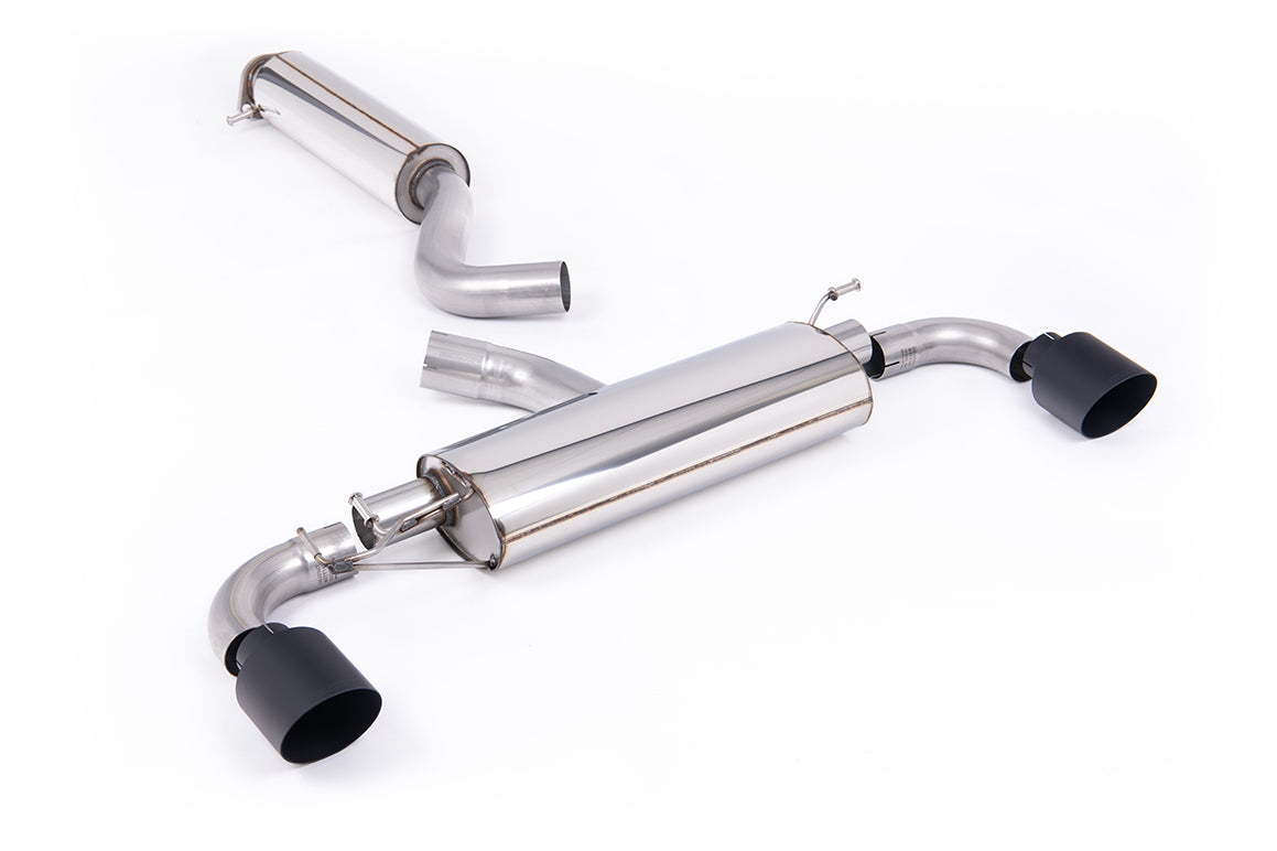 Scarico GPF-back Milltek Resonated omologato con finalini GT-115 neri Cerakote per Toyota GR Yaris Gen 2 1.6T (dal 2024)