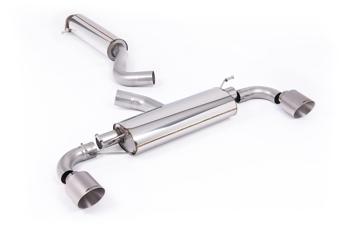Scarico GPF-back Milltek Resonated omologato con finalini GT-115 in titanio per Toyota GR Yaris Gen 2 1.6T (dal 2024) - 