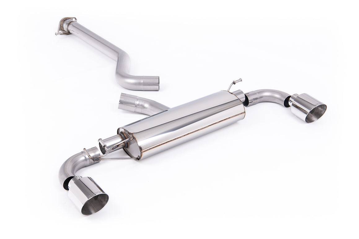 Scarico GPF-back Milltek Non-resonated con finalini GT-115 lucidi per Toyota GR Yaris Gen 2 1.6T (dal 2024) - SSXTY205