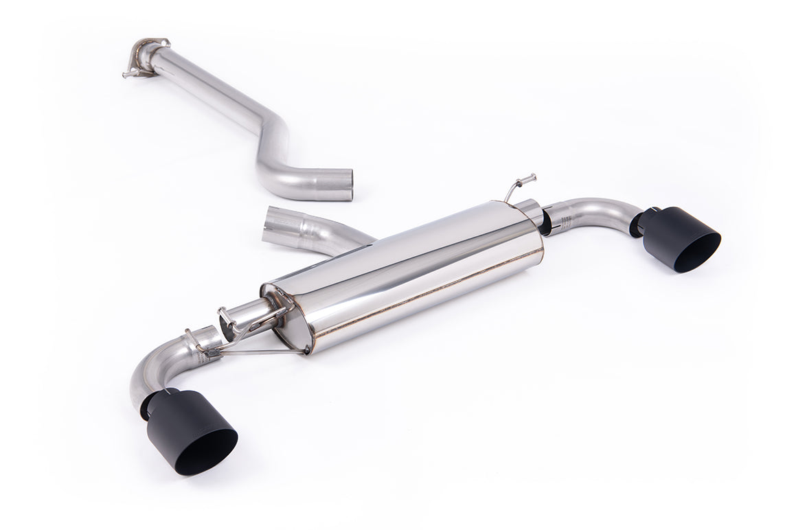 Scarico GPF-back Milltek Non-resonated con finalini GT-115 neri Cerakote per Toyota GR Yaris Gen 2 1.6T (dal 2024) - SSX
