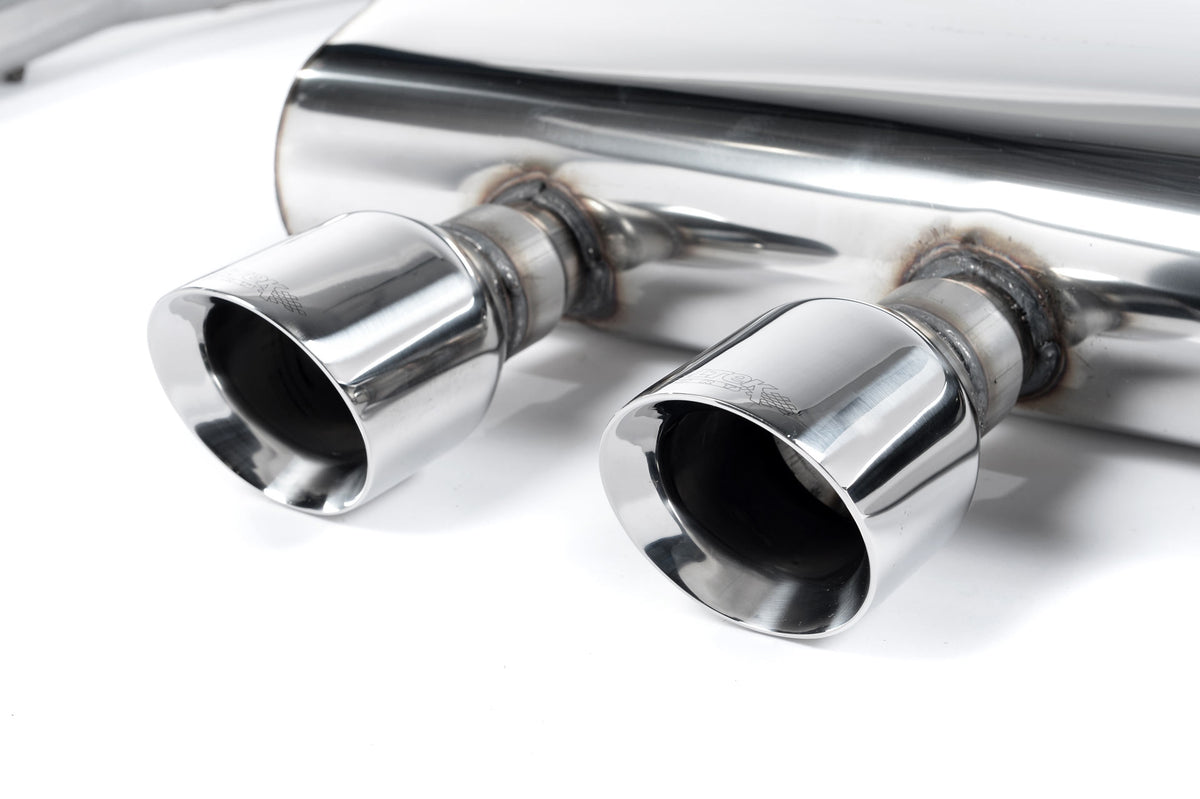 Scarico cat-back Milltek Non-resonated con finalini GT-100 per Volkswagen Golf 5 GTI 2.0 TFSI (2004-2009) - SSXVW168
