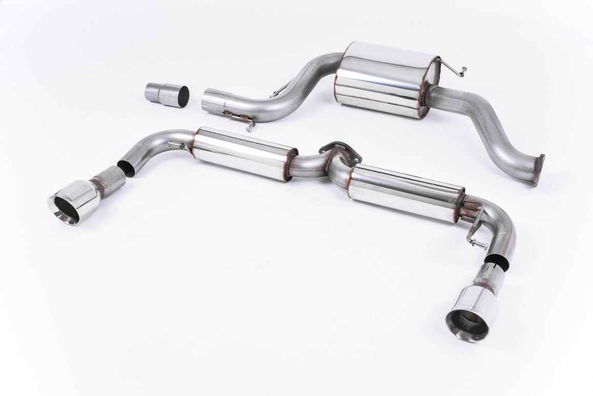 Scarico cat-back Milltek Resonated con finalini GT-100 lucidi per Volkswagen Golf 6 GTI Edition 35 (2011-2012) - SSXVW17