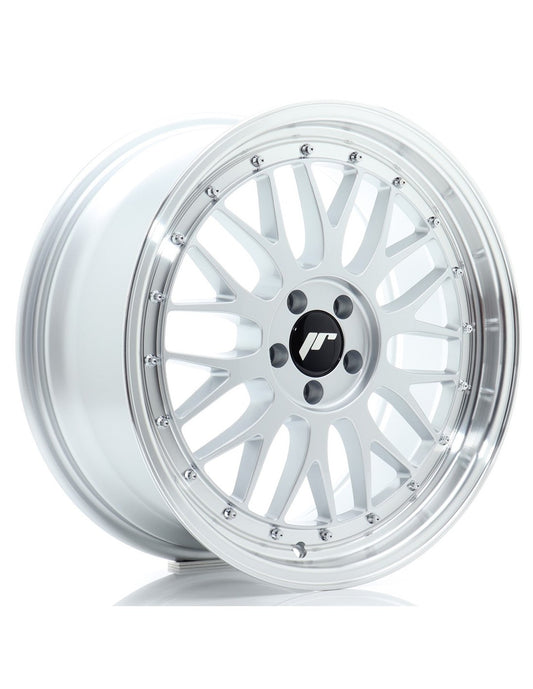 Cerchio JR Wheels JR23 18x8 hyper silver con canale diamantato