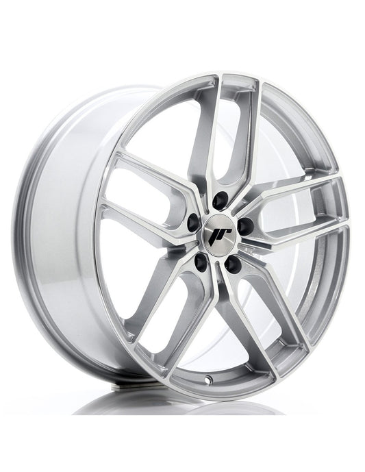 Cerchio JR Wheels JR25 19x8,5 argento con faccia diamantata