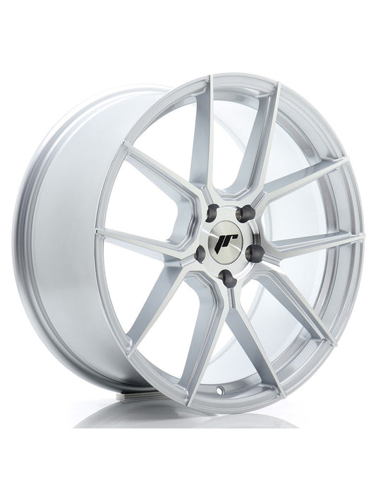 Cerchio JR Wheels JR30 19x8,5 argento con faccia diamantata