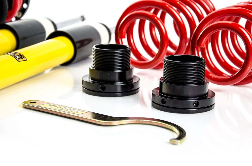 Kit assetto coilover regolabile MTS Technik STREET per Audi TT 8J Coupe (8J) 1.8 TFSI con piastre camber