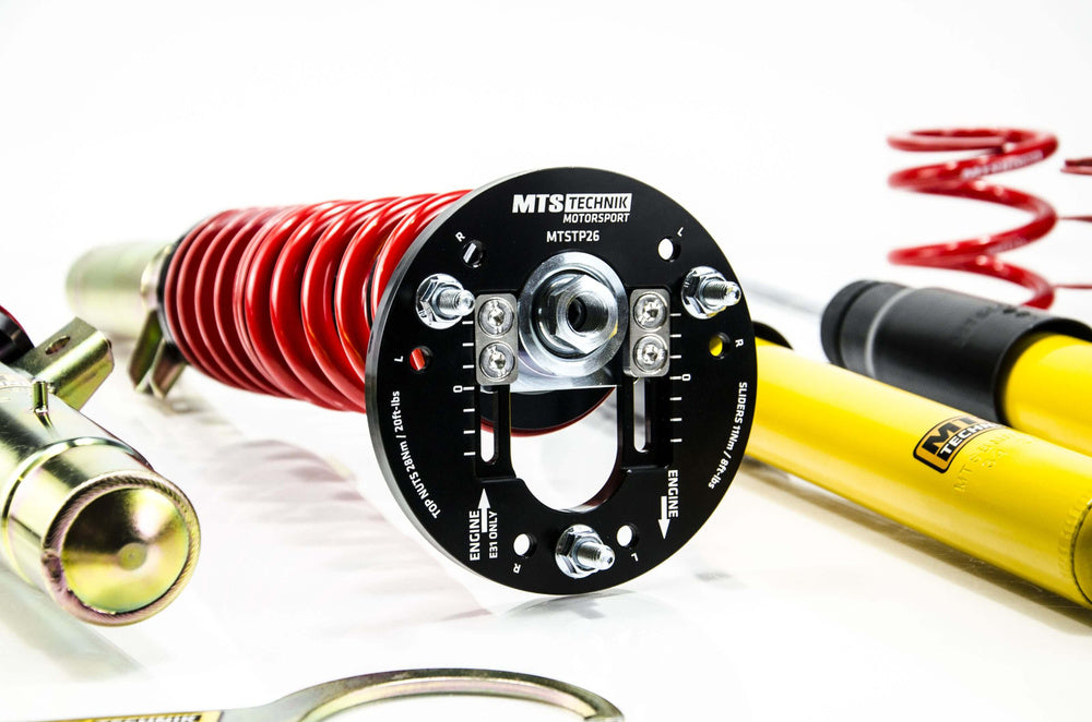 Assetto regolabile MTS con piastre camber e regolazione caster - BMW serie 3 E46