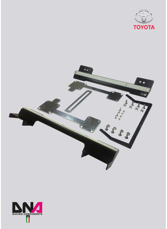 Kit abbassamento sedile con guide regolabili DNA Racing - Toyota Yaris GR - PC1789