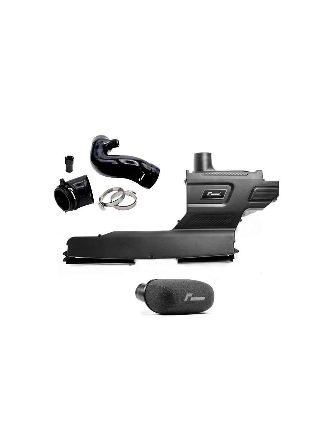 Kit COMPLETO filtro sportivo aspirazione diretta R600 Racingline con filtro in SPUGNA + Manicotto siliconico + Inlet Pipe - Telaio MQB EVO EA888 Gen.4 con TURBO CONTINENTAL (300/310cv) - VW Golf Mk8 R/Audi S3 8Y & SQ2/Cupra Leon mk4 e Formentor - R...