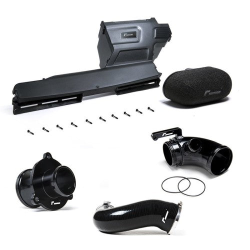 Kit completo aspirazione diretta R600 filtro in SPUGNA + Manicotto siliconico + Inlet Pipe + Muffler Delete MQB EA888.3 VW Golf Mk7/7.5 GTI/Audi A3/S3 8V e TT 8S/Seat Leon 5F e Ateca Cupra/Skoda Octavia 5E vRS - Racingline VWR12G7R600-KIT